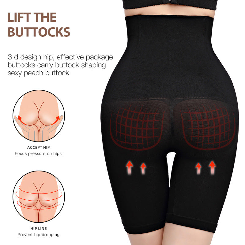 Qtree Plus Size XS-5XL High Waist Trainer Shapewear Corset Women Body Shaper Pants Slimming Tummy Control Shorts Belly Trimmer